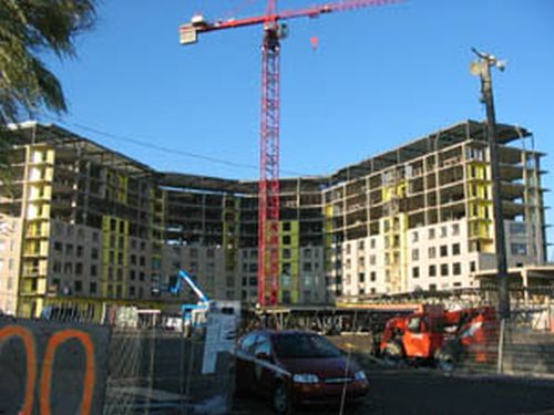 The value of building permits remained above the $6-billion