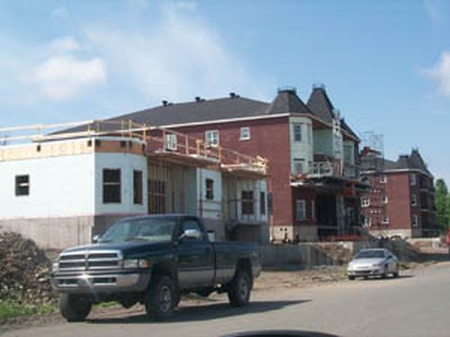 The value of building permits declined in July