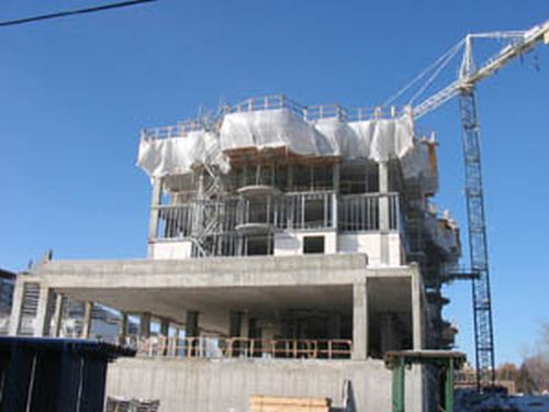 The cost of new housing accelerated